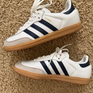 adidas OG Samba Classic Sneakers - White Navy Gum Size 3.5